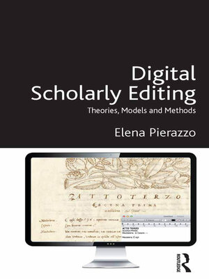 cover image of Digital Scholarly Editing